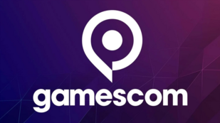 Die Grafik zeigt das Logo der Messe Gamescom.